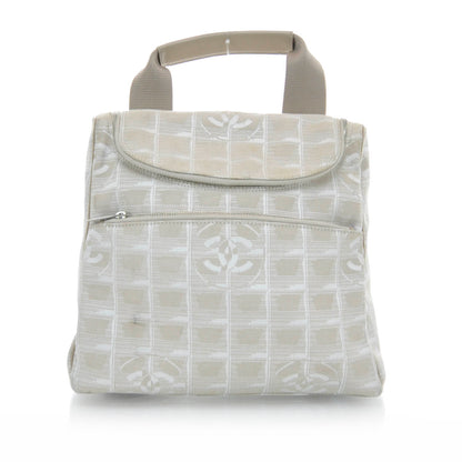 Chanel Nylon Travel Convertible Backpack Beige 1 of 11