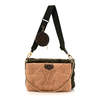 Louis Vuitton Econyl Monogram Pillow Maxi Multi Pochette Accessories Kaki Beige 1 of 12