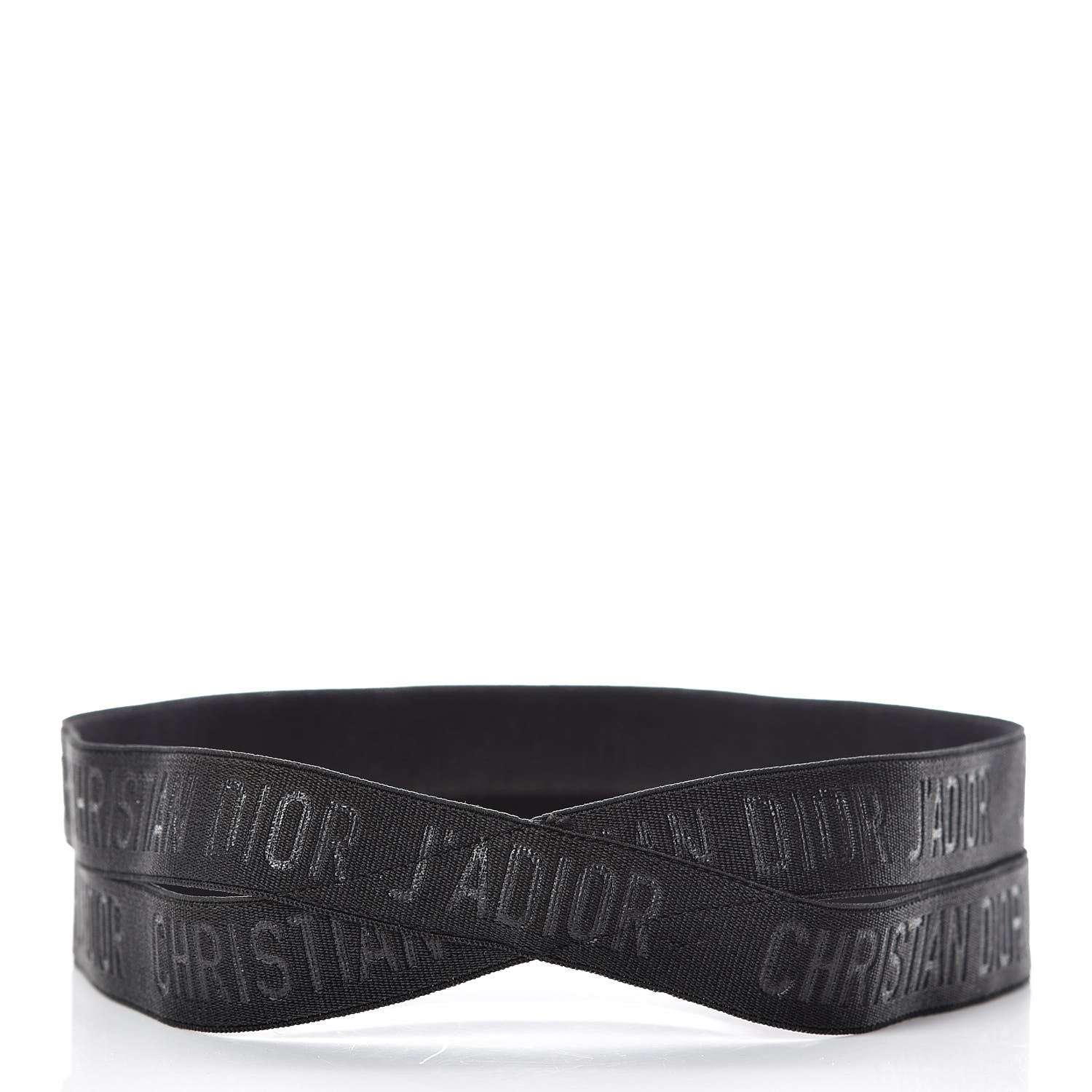 Christian Dior Polyester J'Adior Headband Black 3 of 5