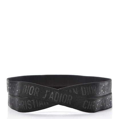 Christian Dior Polyester J'Adior Headband Black 3 of 5