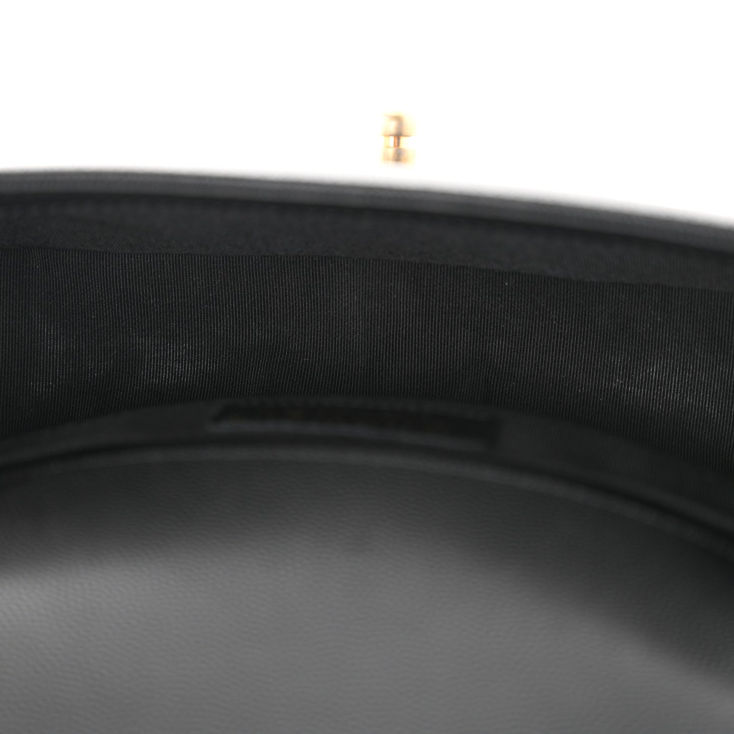 Caviar Quilted Small Boy Flap Black