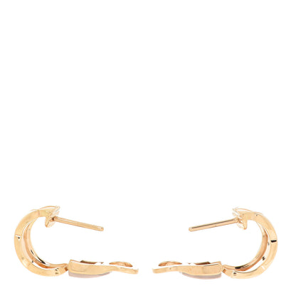 Chanel 18K Yellow Gold Coco Crush Earrings 3 of 5
