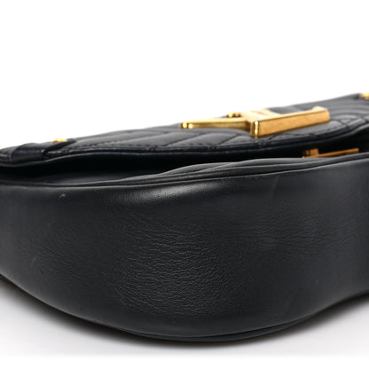 Louis Vuitton Calfskin New Wave Chain MM Black 7 of 8