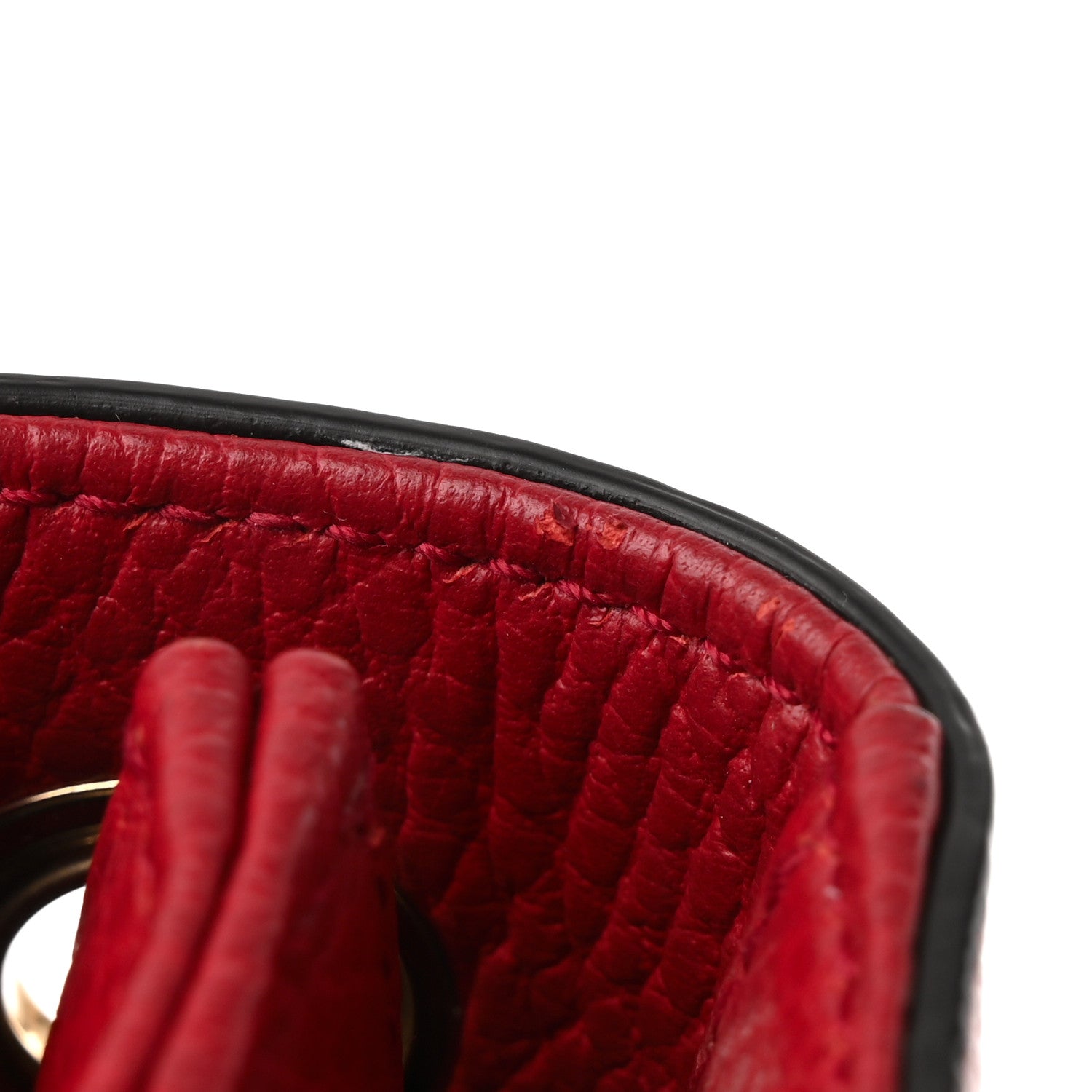 Gucci Dollar Calfskin Interlocking G Shoulder Bag Red 20 of 21