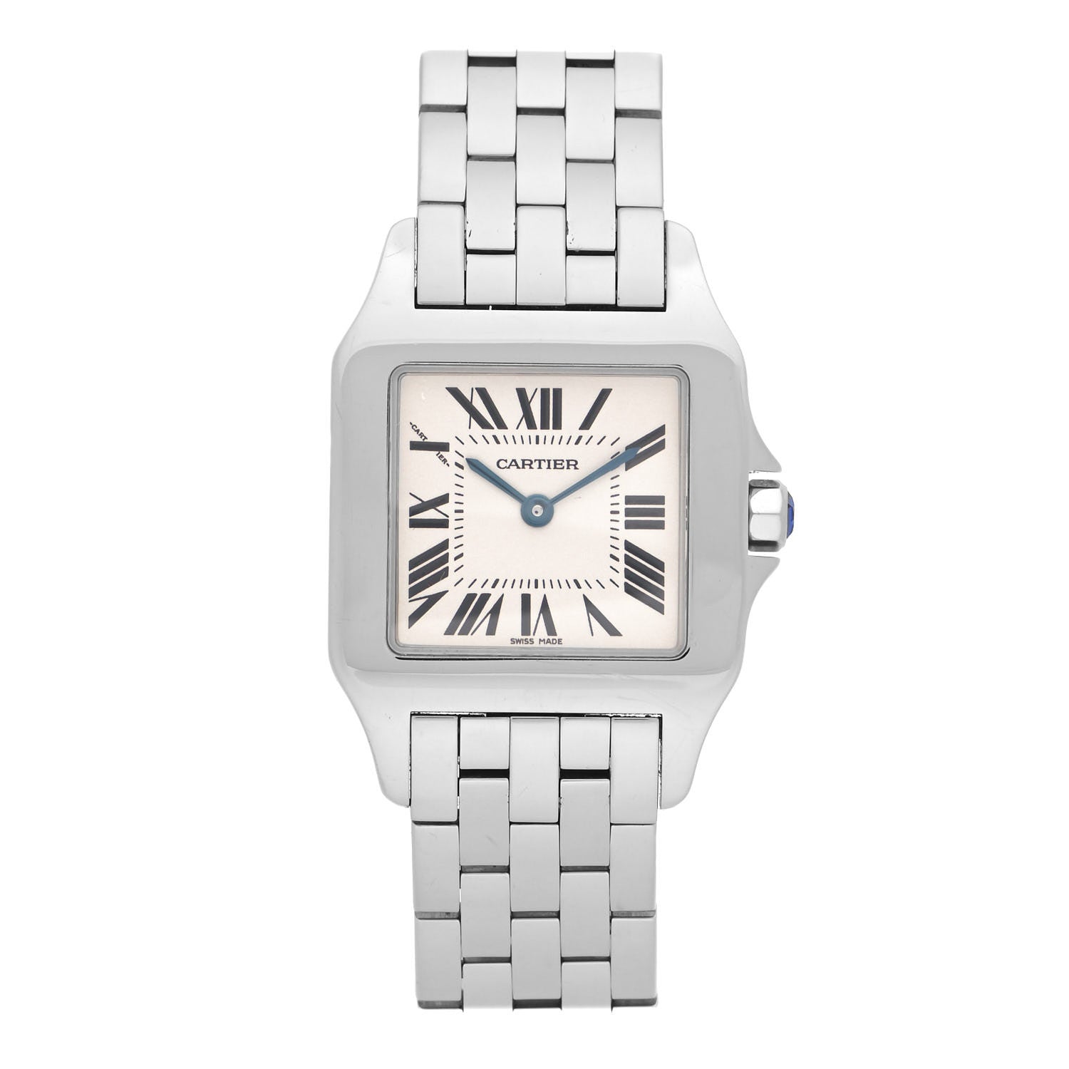 Cartier Stainless Steel 26mm Santos Demoiselle Quartz Watch 1 of 5
