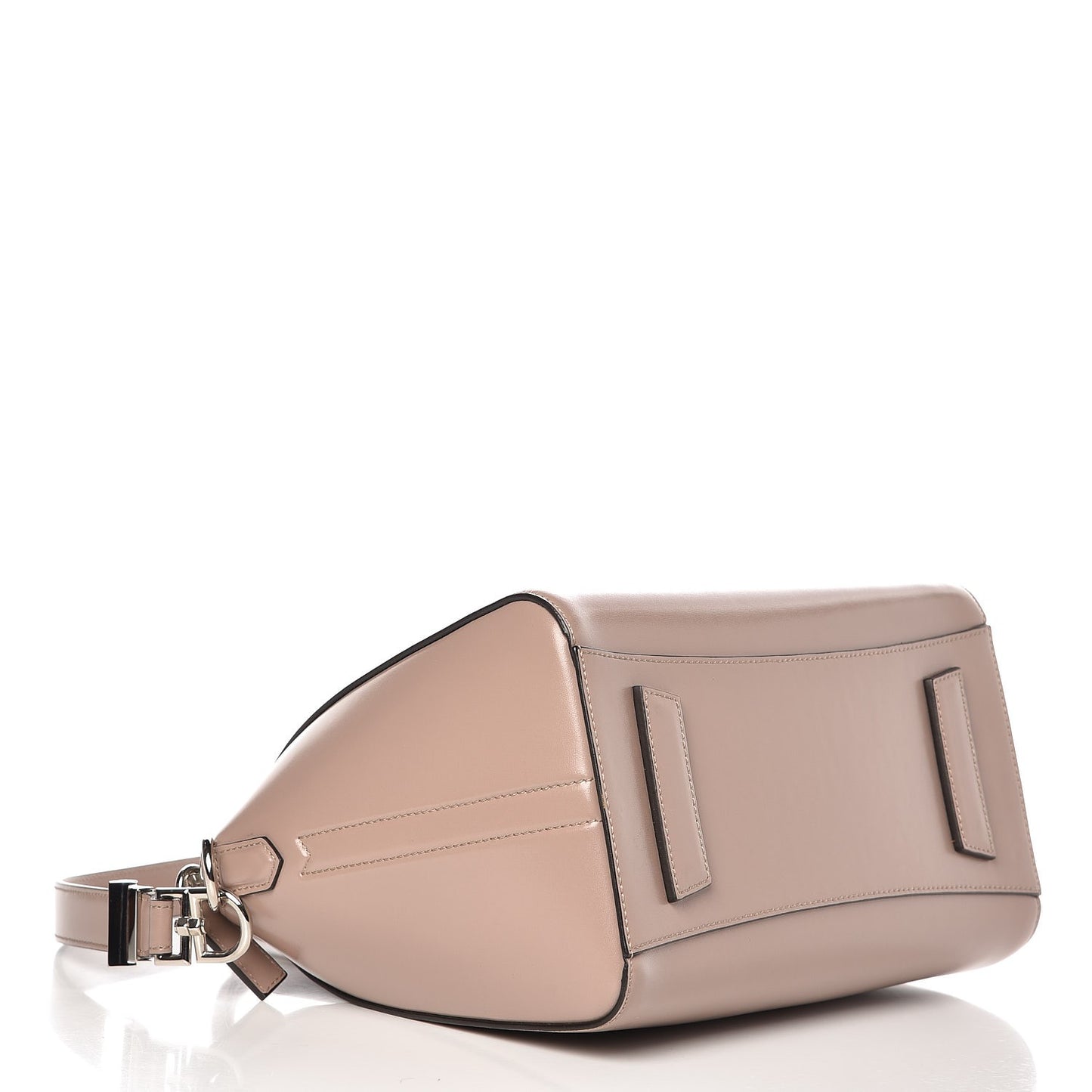 Shiny Lord Calfskin Medium Antigona Taupe