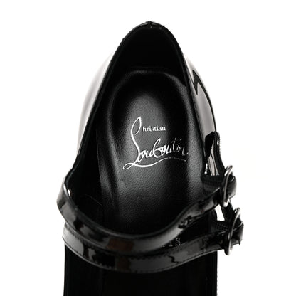 Christian Louboutin Patent Movida Jane 130 Platform Pump 37.5 Black 6 of 8