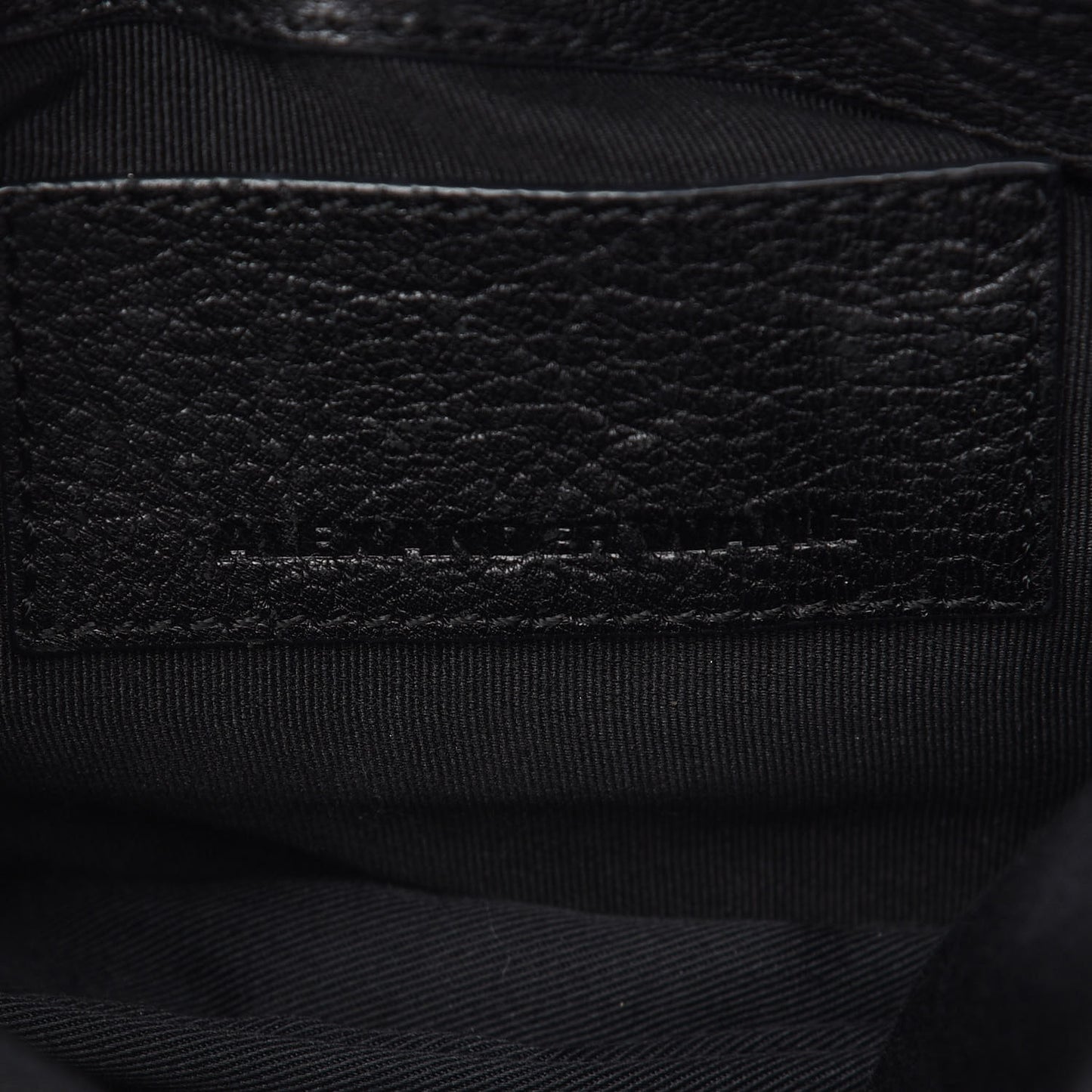 Pebbled Lambskin Mini Rockie Black Rhodium Hardware