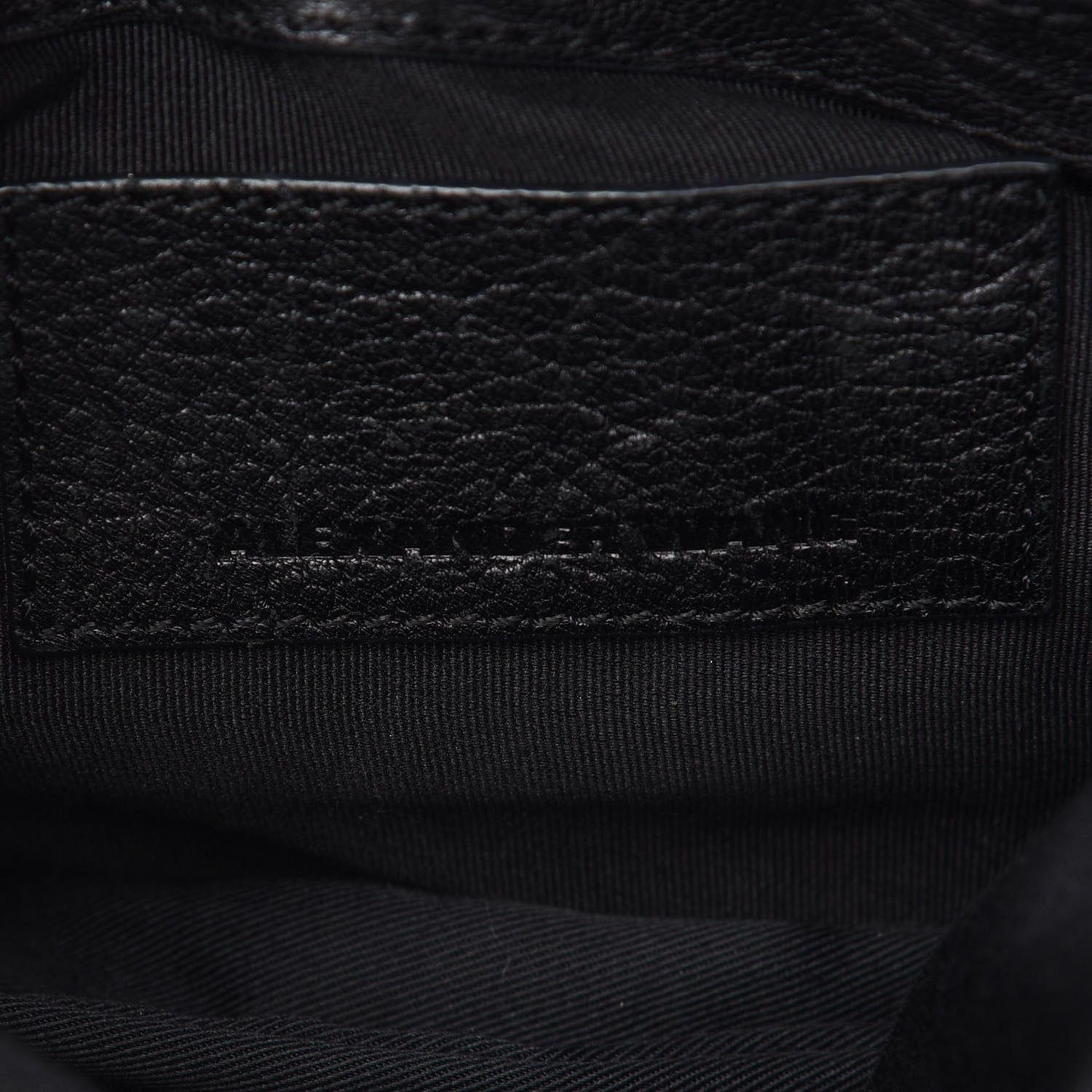 Alexander Wang Pebbled Lambskin Mini Rockie Black Rhodium Hardware 6 of 11