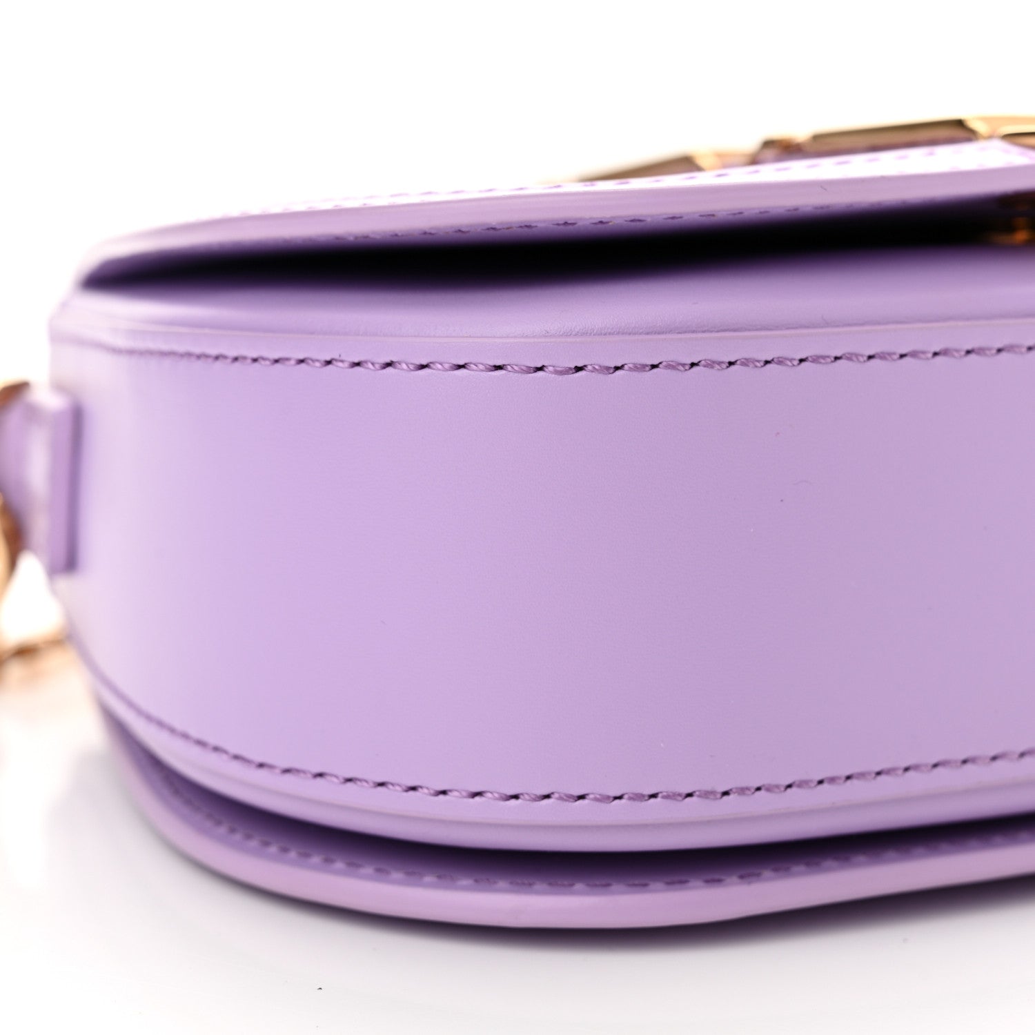 Versace Calfskin Small Greca Goddess Shoulder Bag Lilac 8 of 9