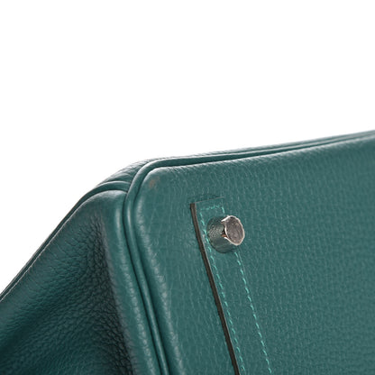 Hermes Togo Birkin 30 Malachite 7 of 32