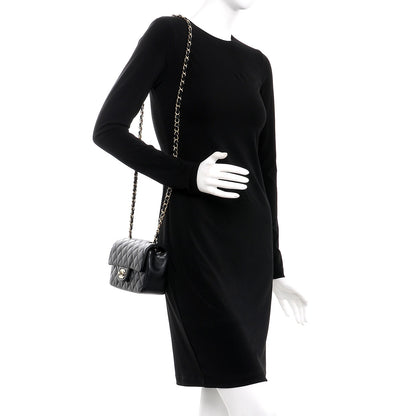 Chanel Lambskin Quilted Mini Rectangular Flap Black 2 of 8
