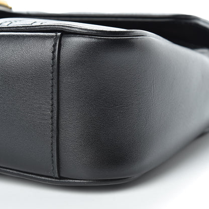 Gucci Calfskin Matelasse Small GG Marmont Shoulder Bag Black 10 of 15