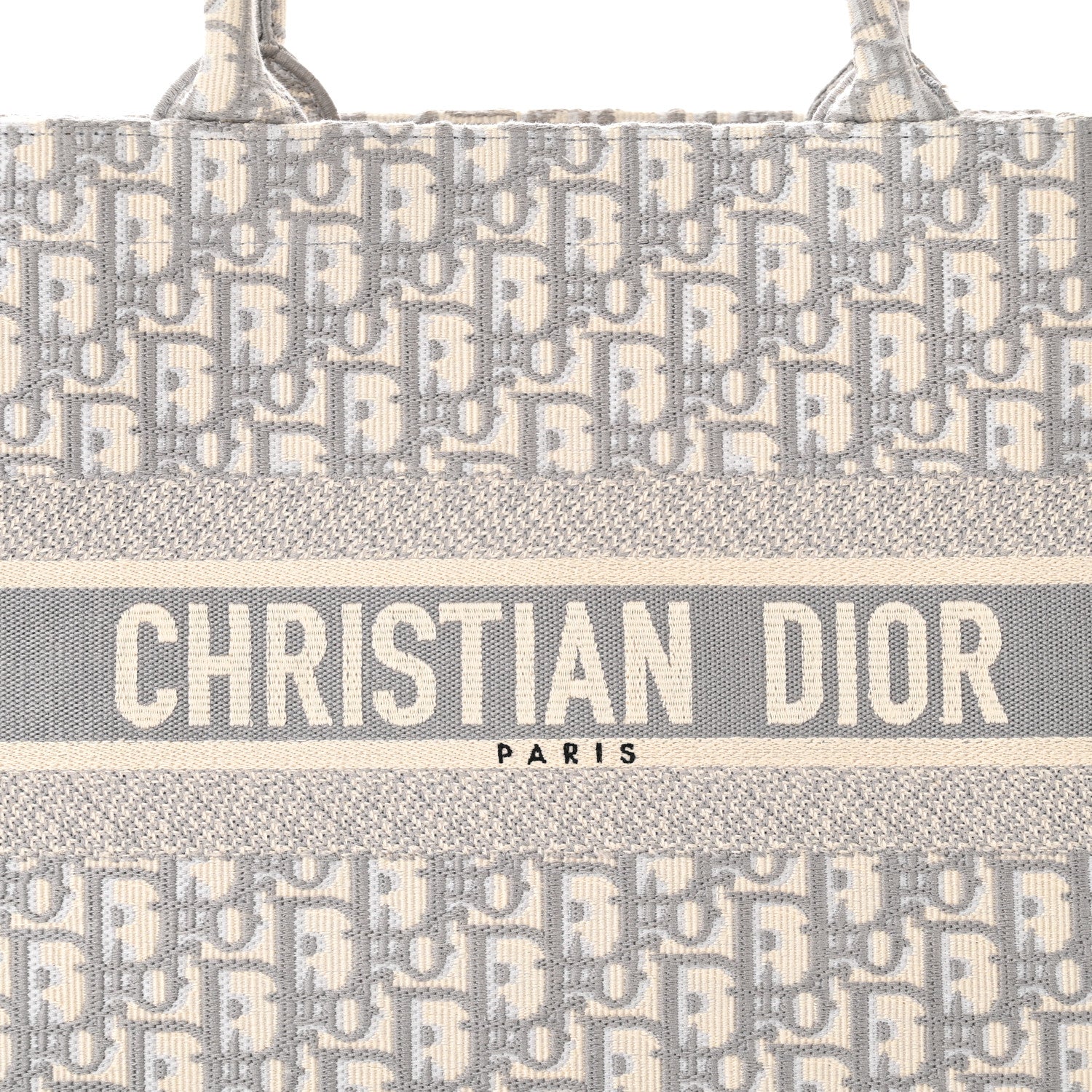 Christian Dior Oblique Medium Book Tote Grey 8 of 10