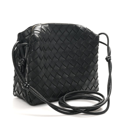 Bottega Veneta Nappa Intrecciato Small Loop Camera Bag Black 3 of 9
