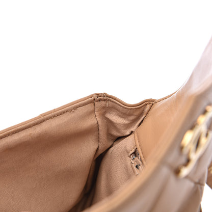 Chanel Lambskin Quilted Flap Waist Belt Bag 70 28 Beige 12 of 16