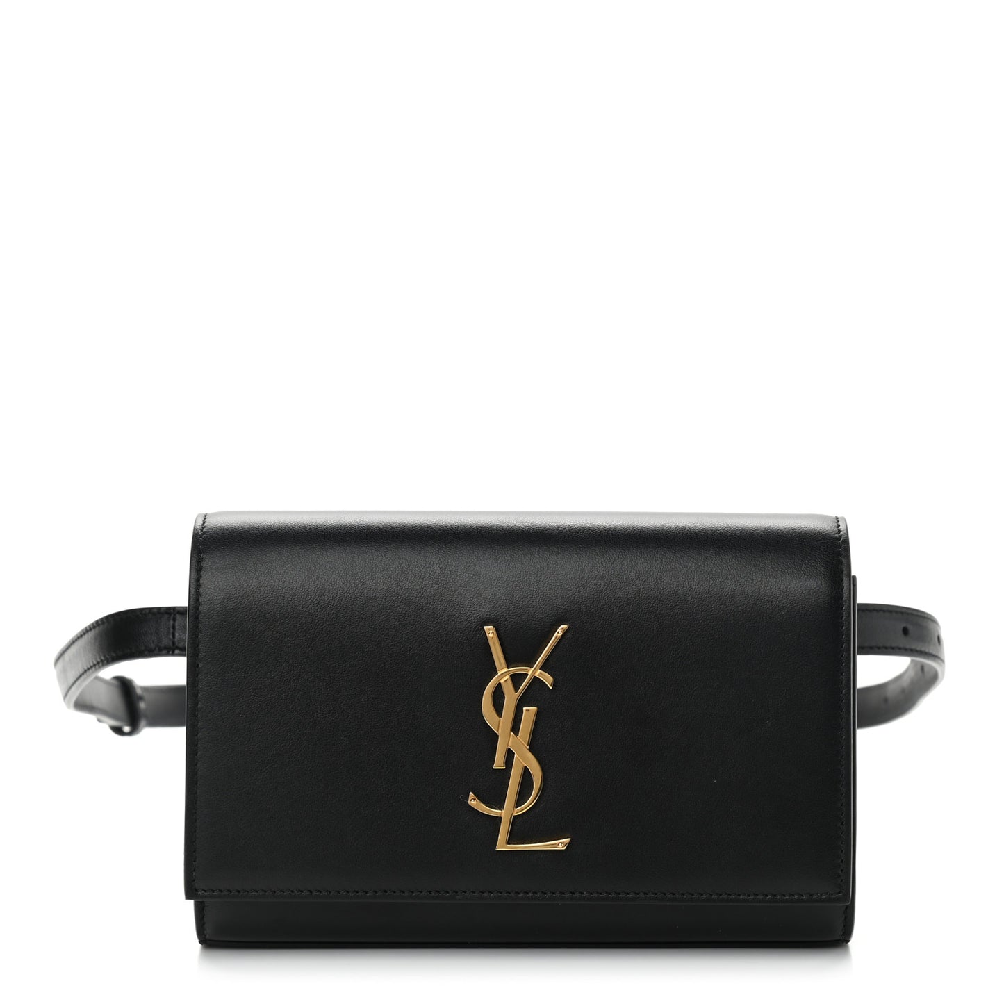 Smooth Calfskin Monogram Kate Belt Bag Black
