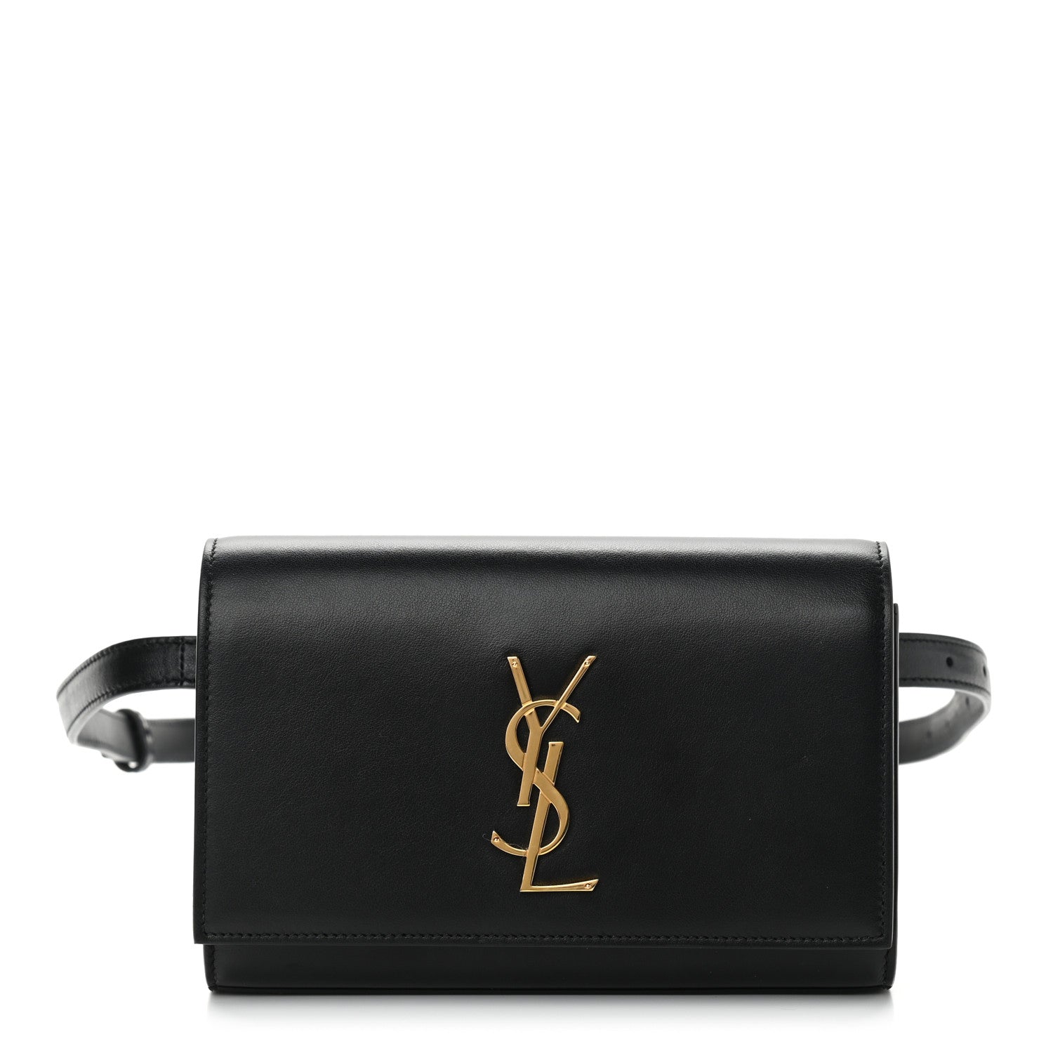 Saint Laurent Smooth Calfskin Monogram Kate Belt Bag Black 1 of 11