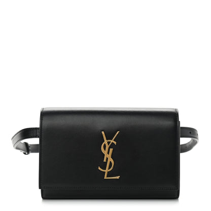 Saint Laurent Smooth Calfskin Monogram Kate Belt Bag Black 1 of 11