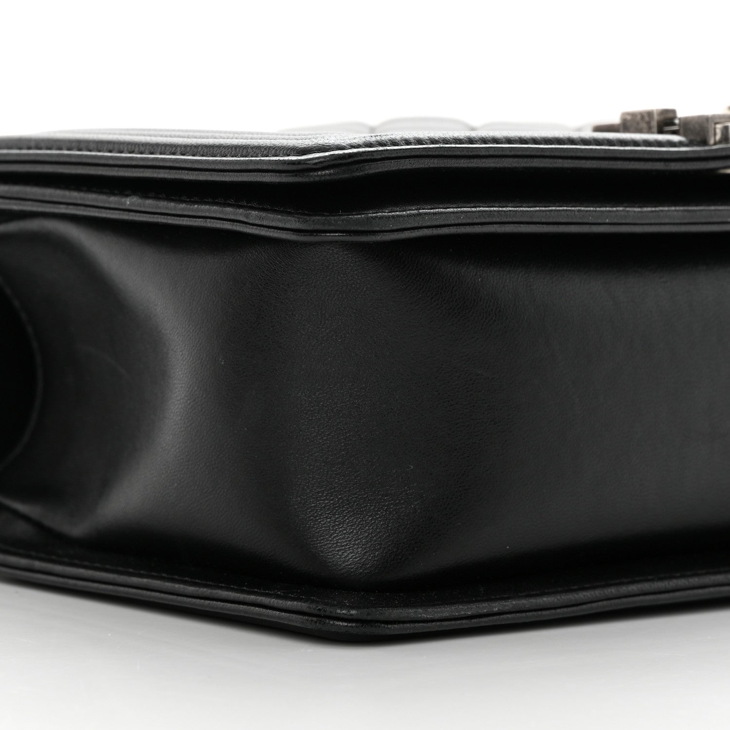 Chanel Lambskin Quilted Medium Boy Flap Black 9 of 16