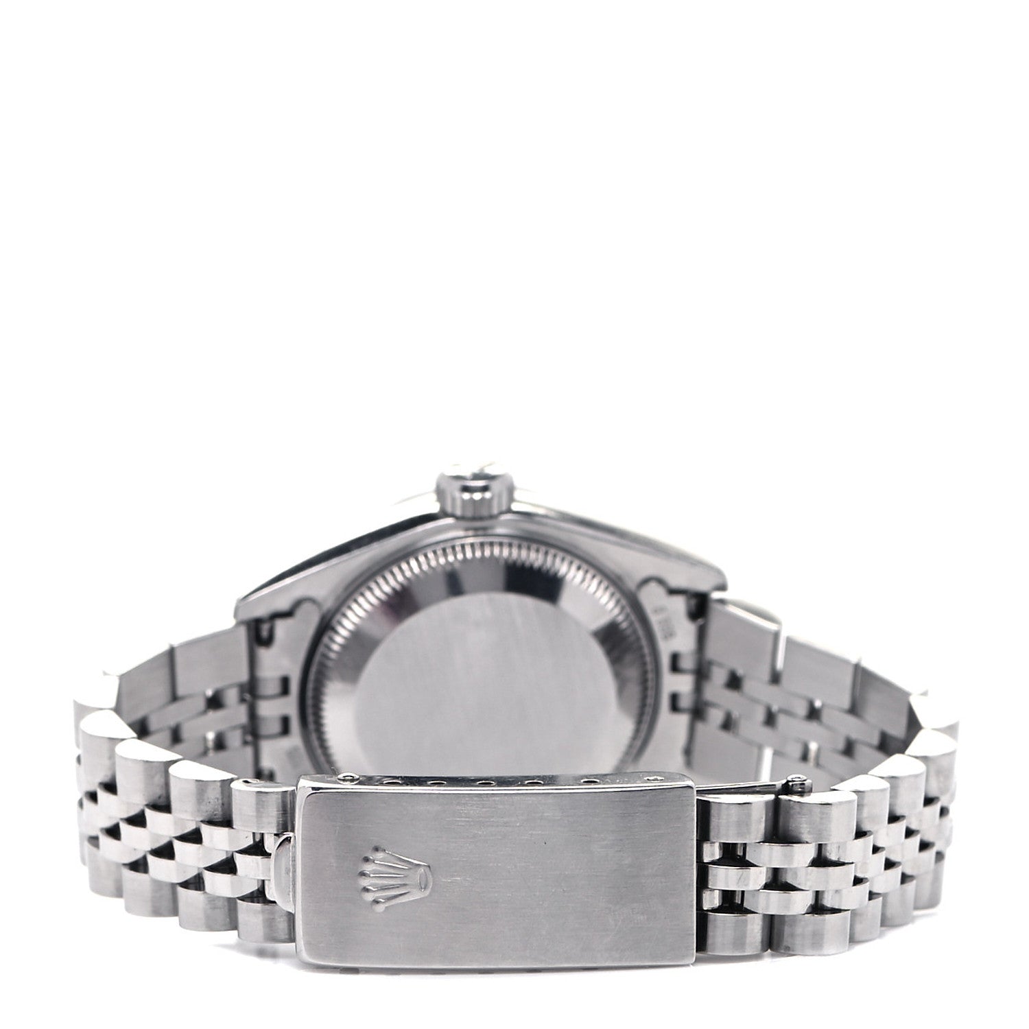 Rolex Stainless Steel 18K White Gold 26mm Oyster Perpetual Datejust Watch Blue Roman 69174 3 of 4