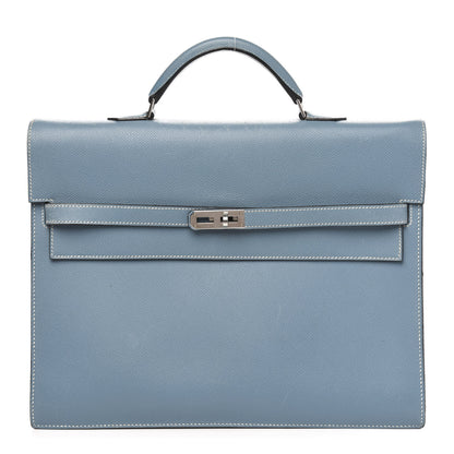 Hermes Epsom Kelly Depeche 34 Blue Jean 1 of 15