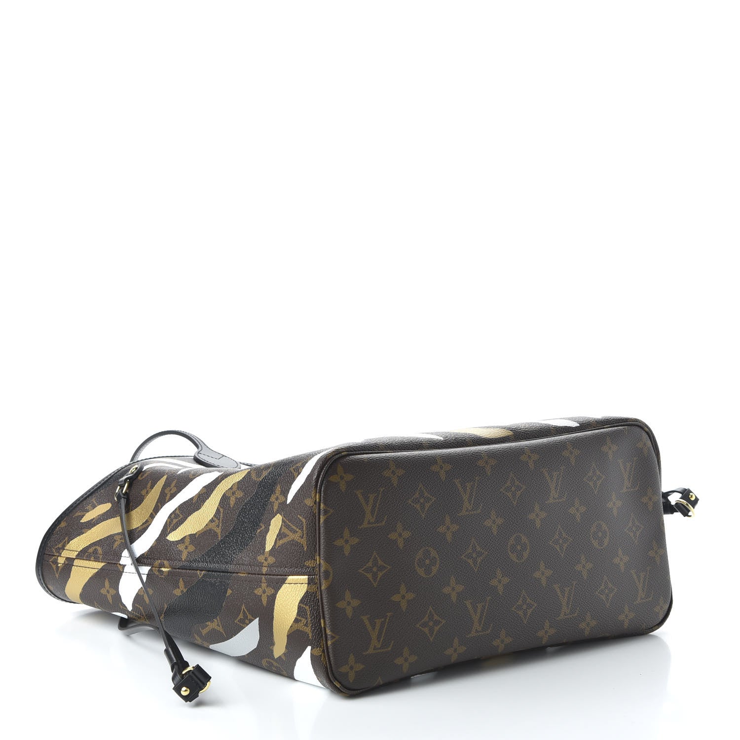 Louis Vuitton X LOL Monogram Neverfull MM Gold Silver 4 of 10