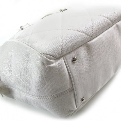 Chanel Paris Biarritz Quilted Tote White 5 of 13