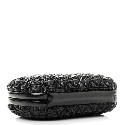 Bottega Veneta Patent Origami Knot Clutch Black 4 of 7