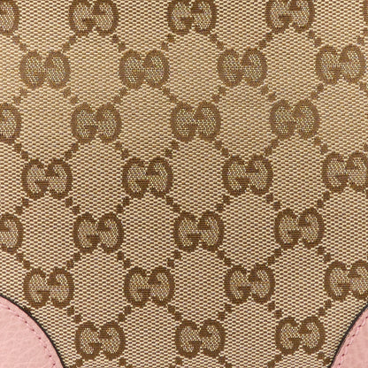 Gucci Monogram Mini Bree Messenger Bag Beige Soft Pink 9 of 11