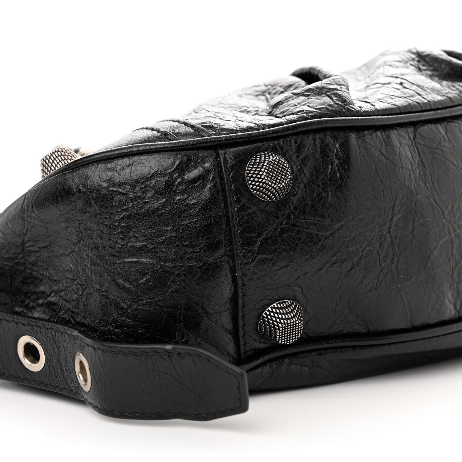 Balenciaga Agneau Arena Small Le Cagole Shoulder Bag Black 9 of 10