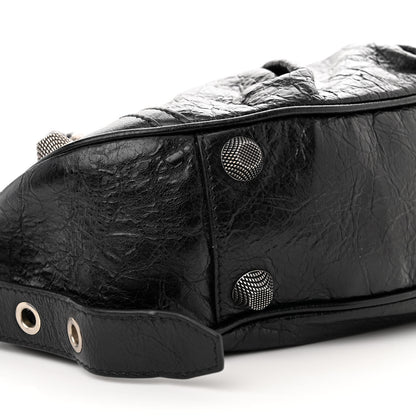 Balenciaga Agneau Arena Small Le Cagole Shoulder Bag Black 9 of 10