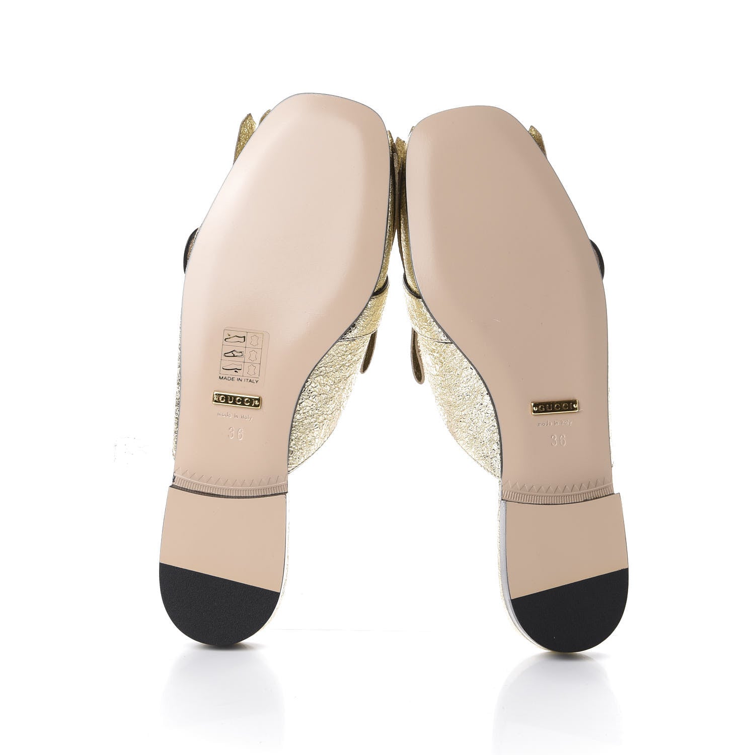 Gucci Galassia Womens GG Marmont Fringe Slippers 36 Platino 6 of 10