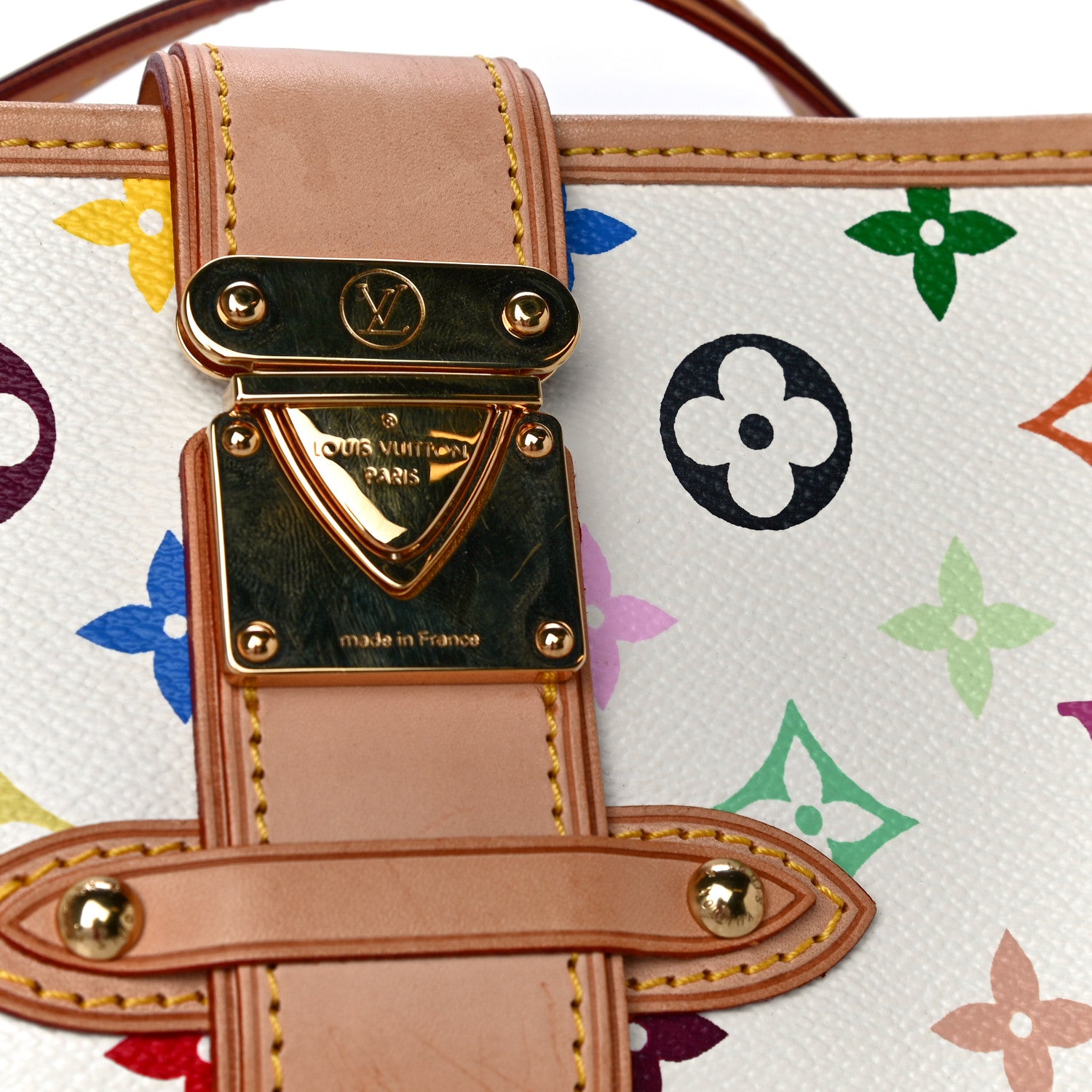 Louis Vuitton Monogram Multicolor Shirley White 13 of 15
