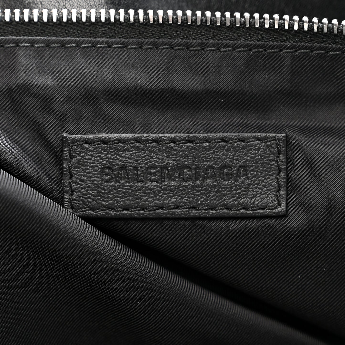 Agneau Large Grungy Messenger Black