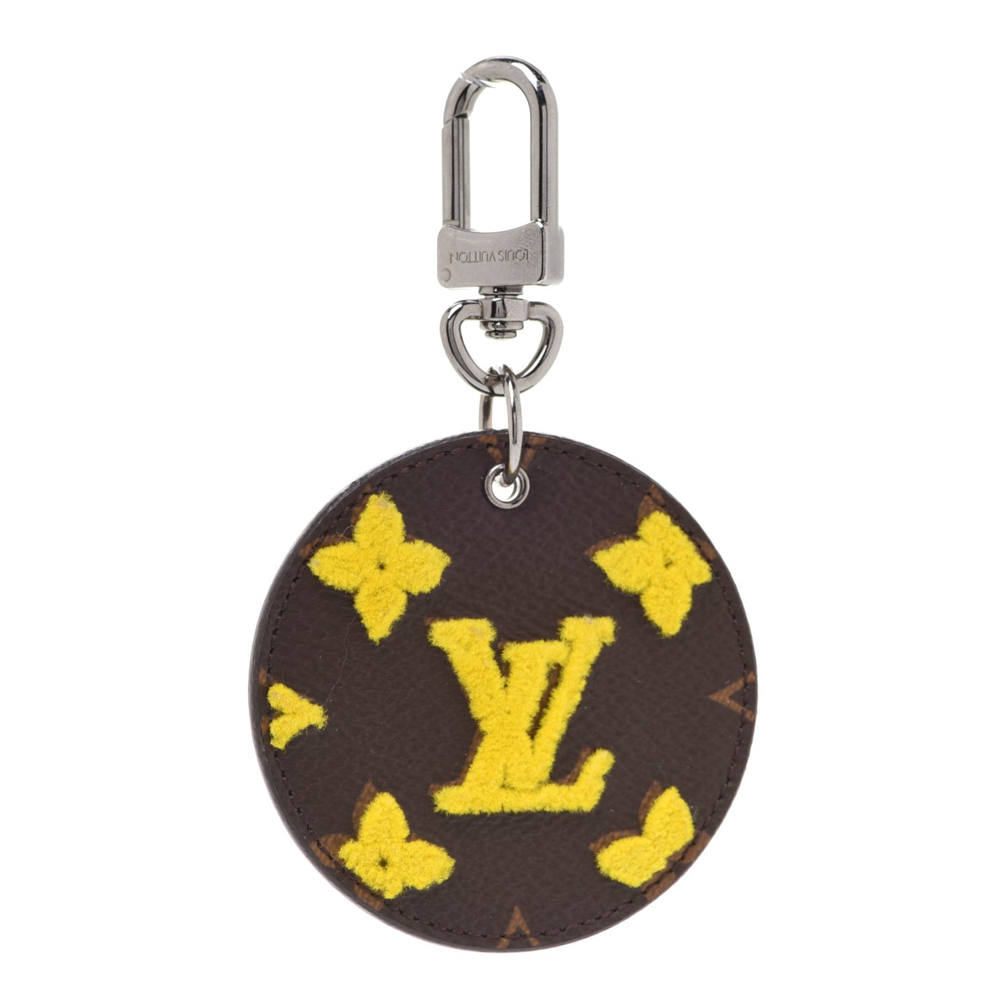Monogram Tuffetage Bag Charm Key Holder Jaune