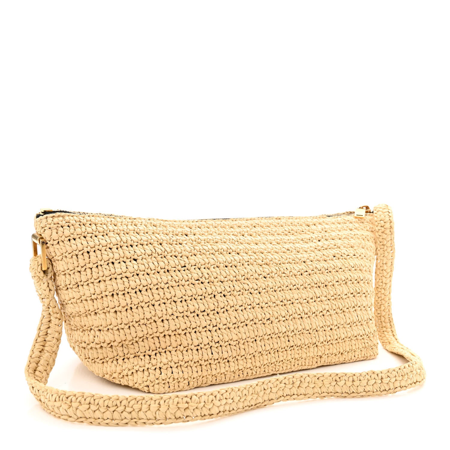 Saint Laurent Raffia Le Crossbody Naturel 3 of 10