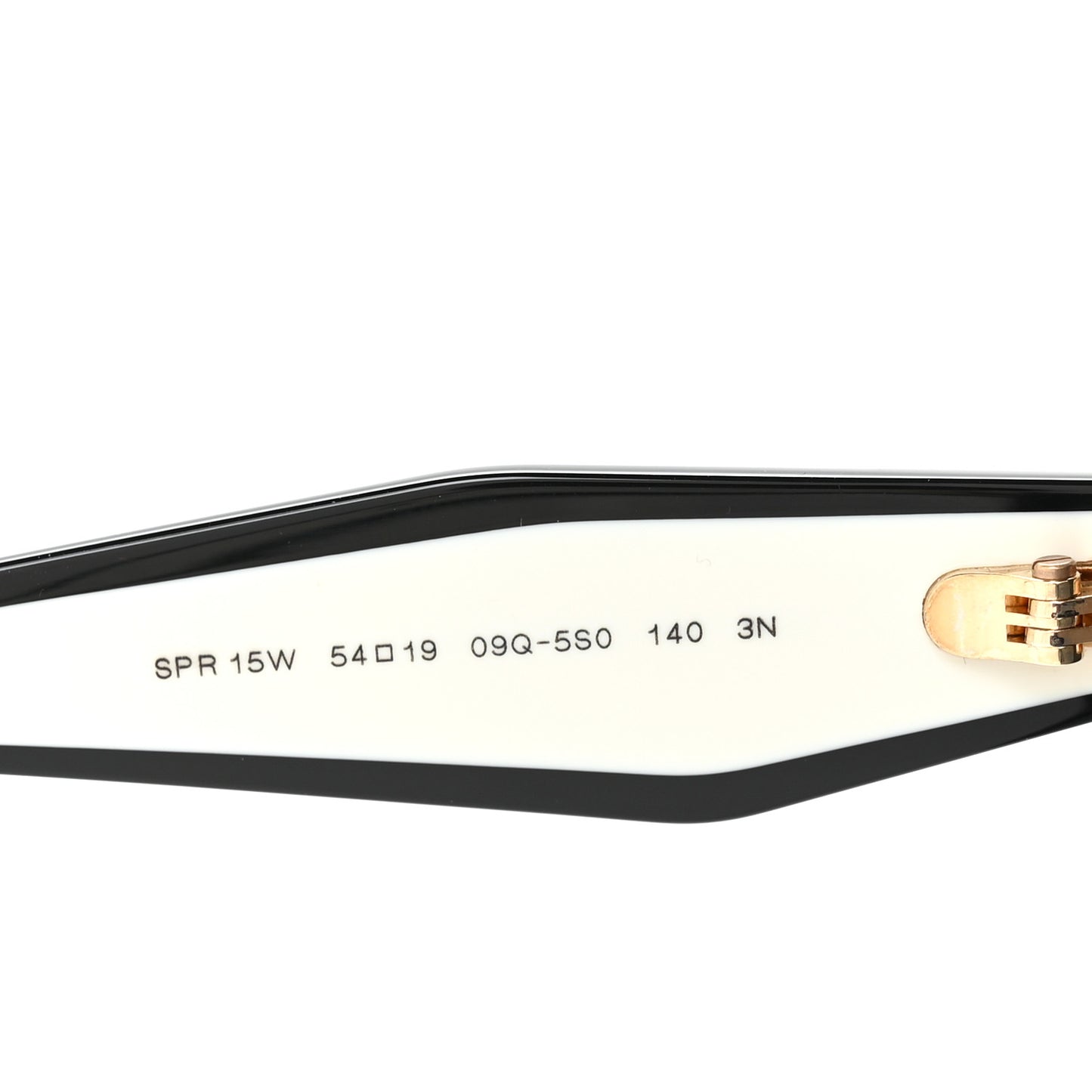 Acetate Sunglasses SPR 15W Black White