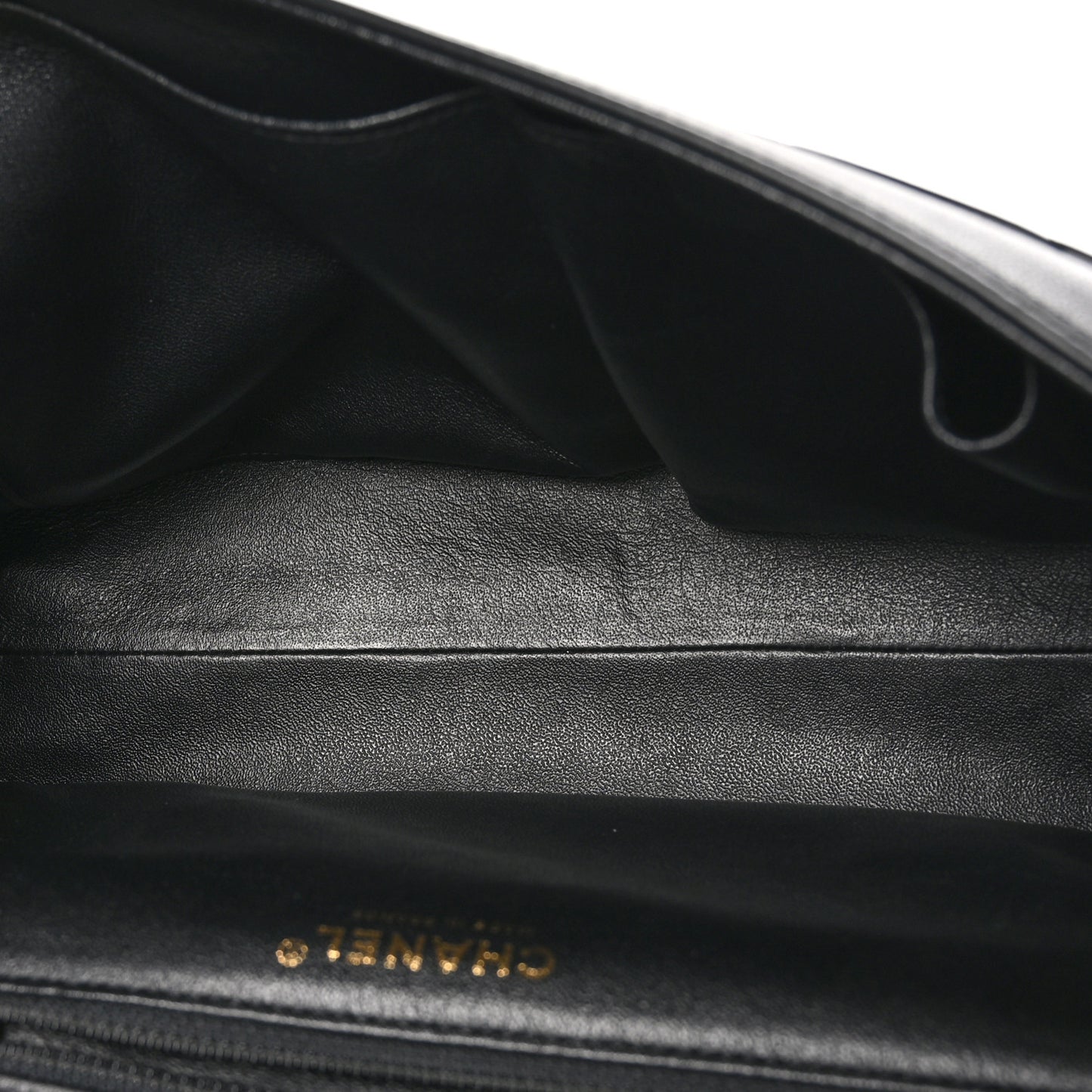Calfskin Quilted Chevron In The City Bag Black