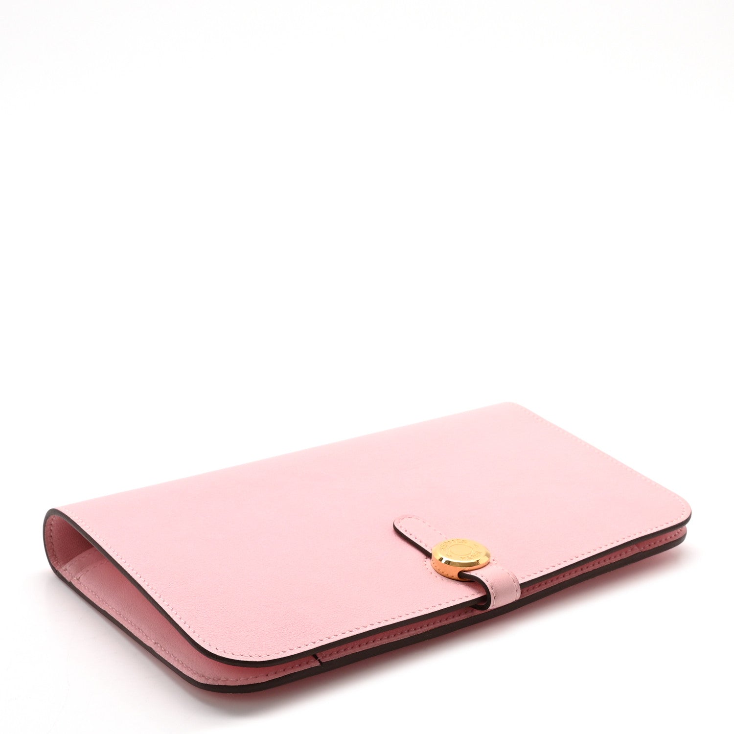 Hermes Swift Dogon Duo Wallet Rose Sakura 5 of 9