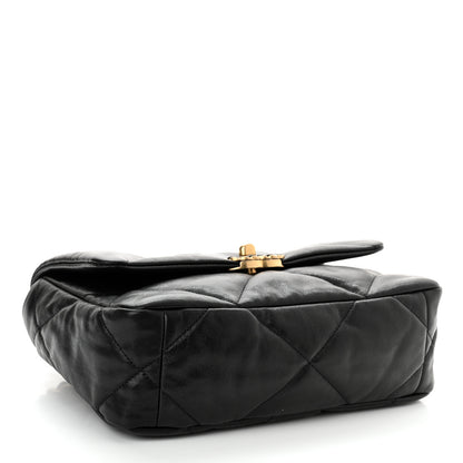 Chanel Goatskin Quilted Medium Chanel 19 Flap Black 4 of 11