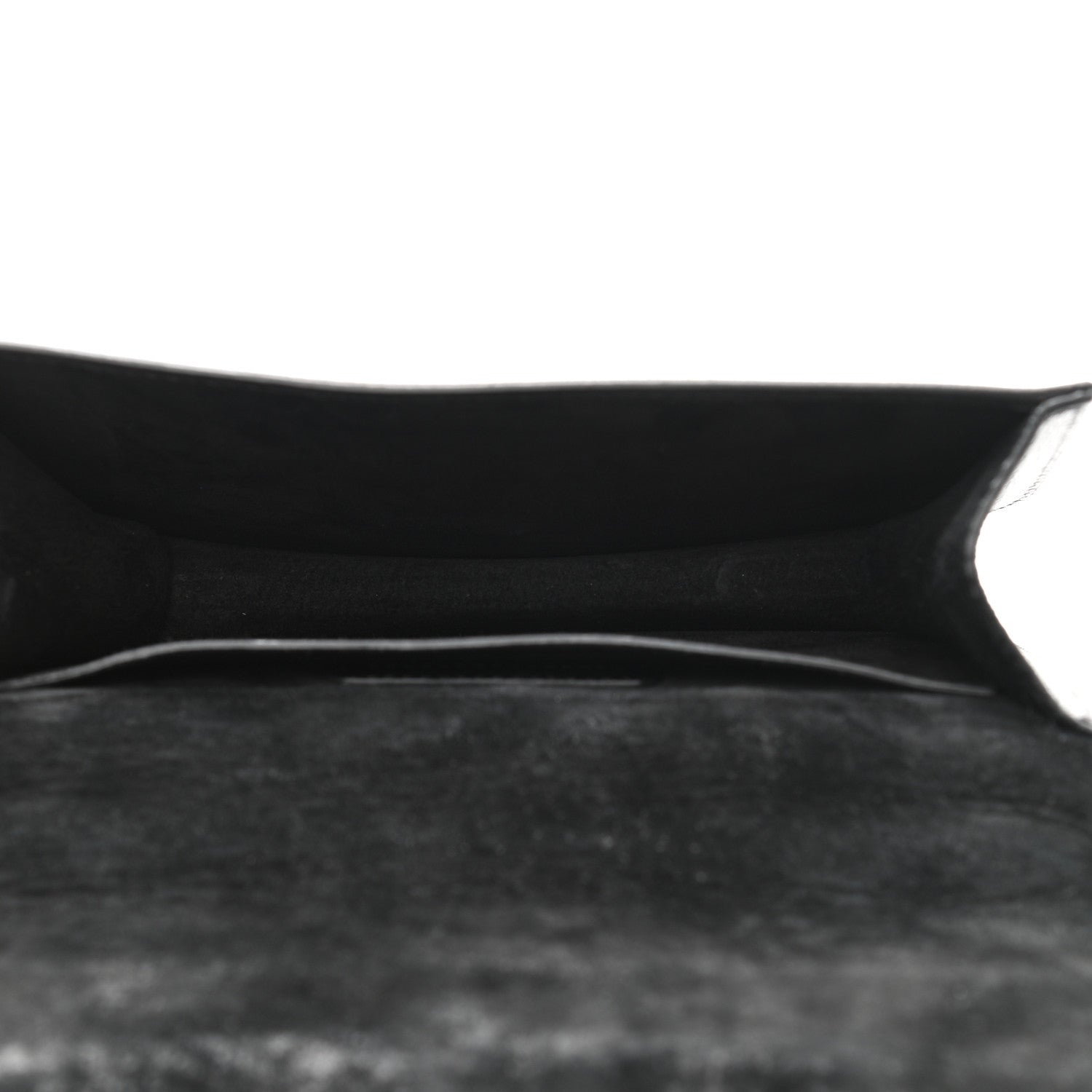 Alexander McQueen Grained Calfskin Small Insignia Flap Black 5 of 15