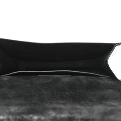 Alexander McQueen Grained Calfskin Small Insignia Flap Black 5 of 15