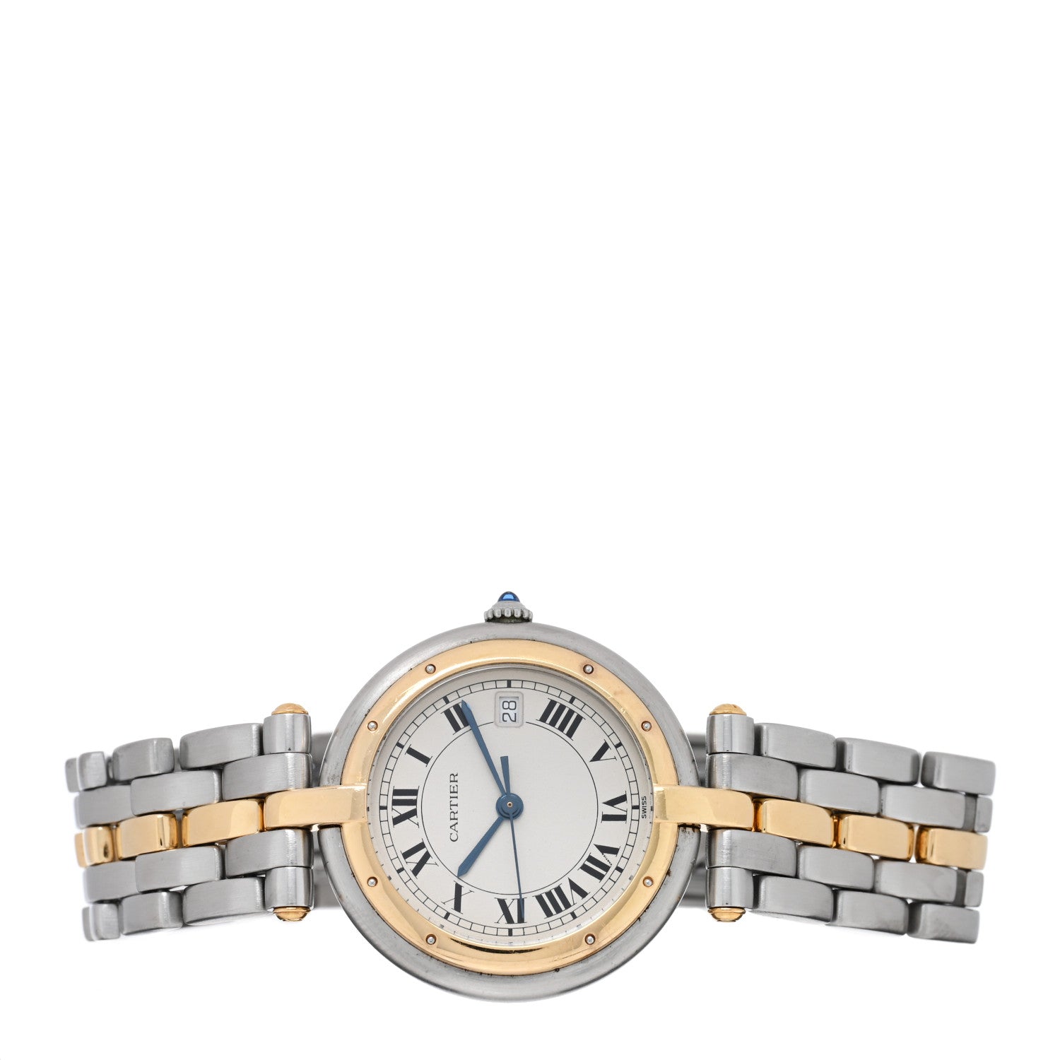 Cartier Stainless Steel 18K Yellow Gold 29mm Panthere Vendome Quartz Watch 2 of 4