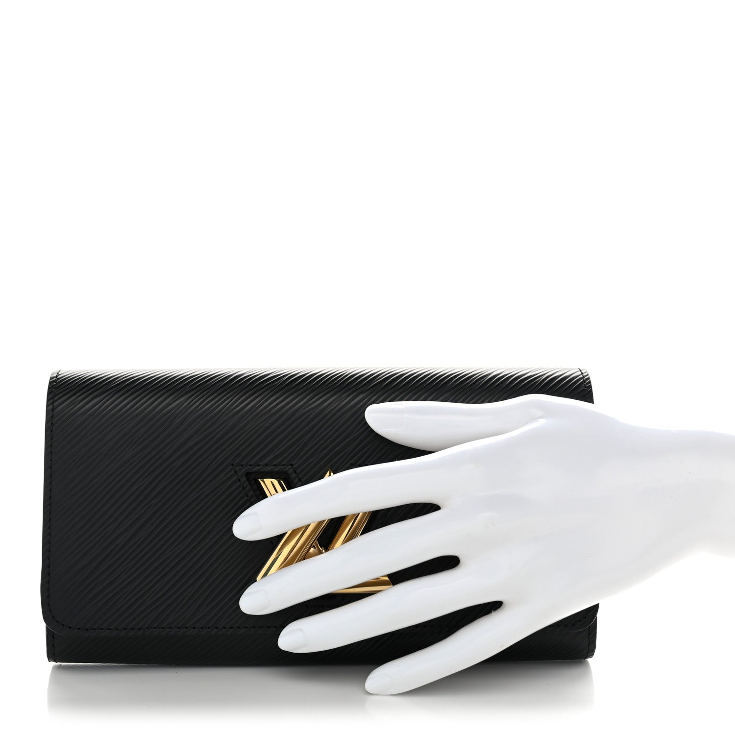 Louis Vuitton Epi Twist Wallet Black 2 of 8