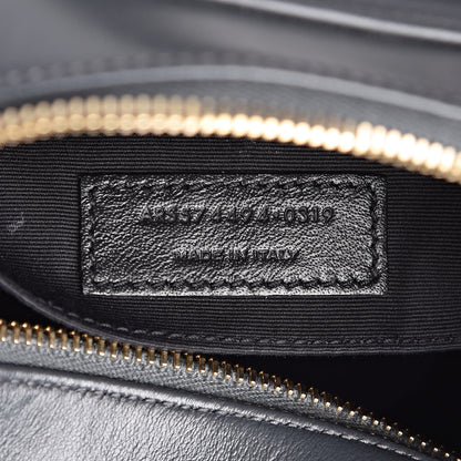 Saint Laurent Calfskin Matelasse Monogram Lou Camera Bag Dark Smog 7 of 9