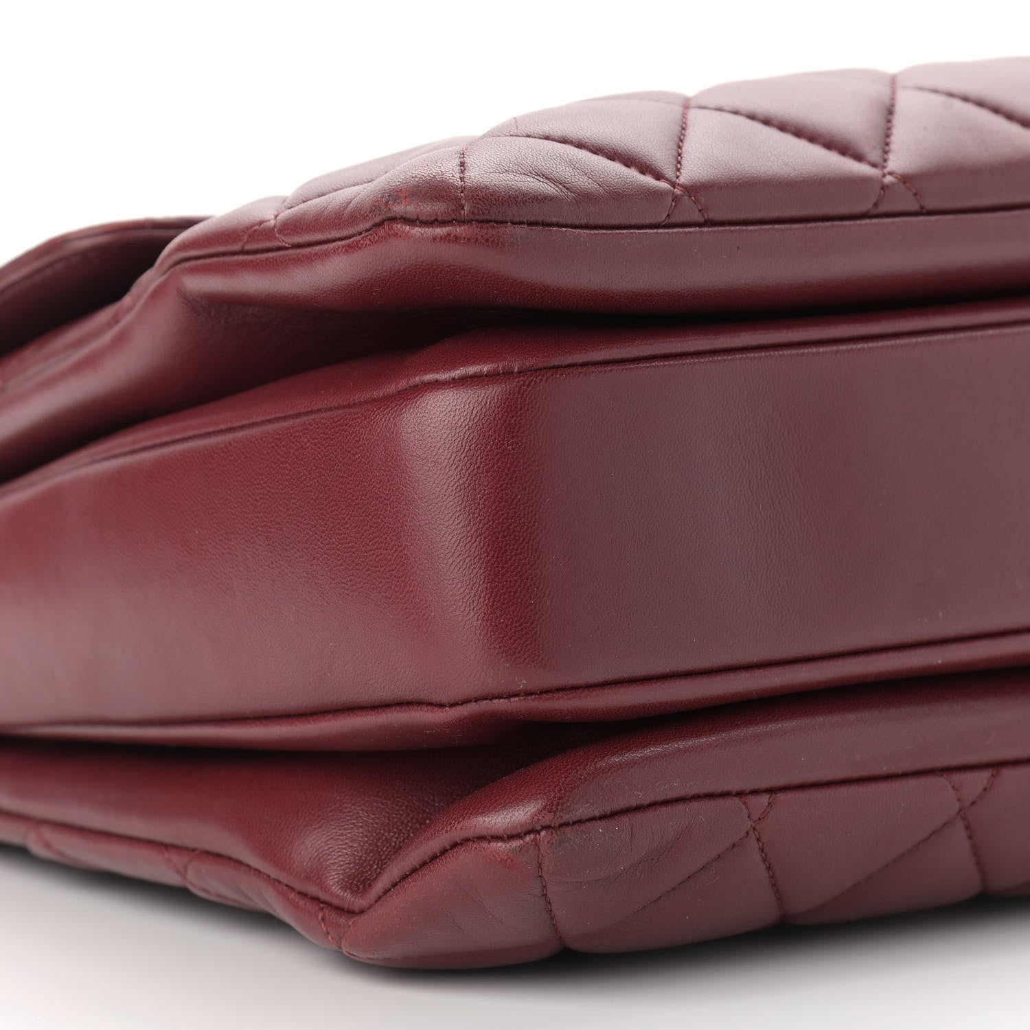 Chanel Lambskin Quilted Large Trendy CC Dual Handle Flap Bag Burgundy 9 of 14