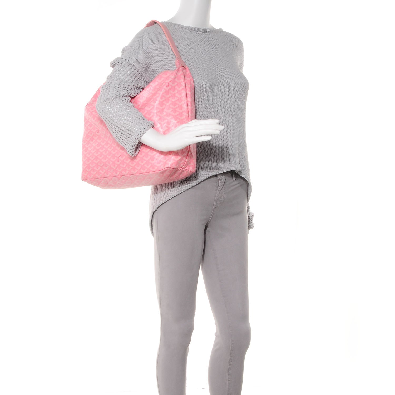 Goyard Goyardine Fidji Zip Hobo Summer Rose 2 of 9