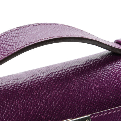 Hermes Epsom Kelly Pochette Clutch Anemone 19 of 20