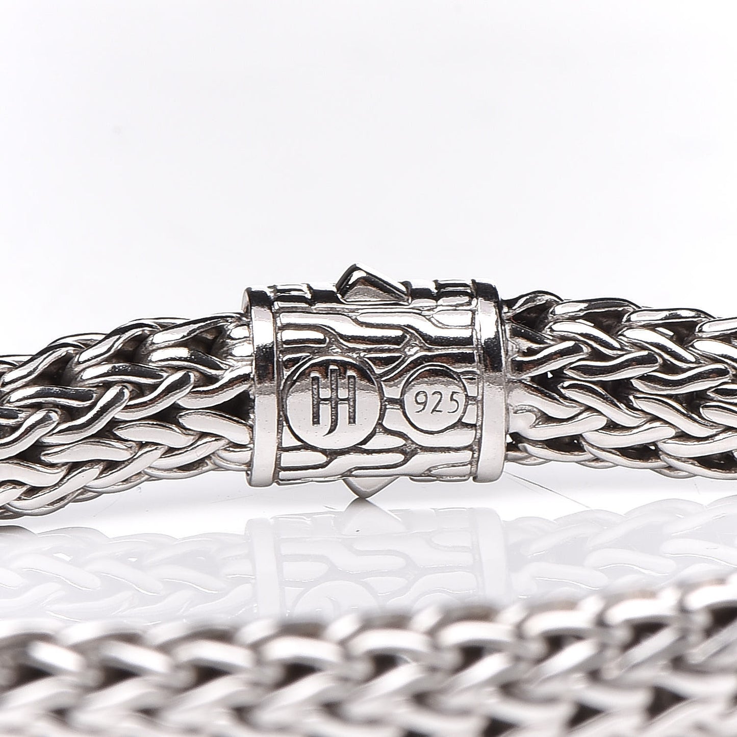 Sterling Silver Diamond 6.5mm Classic Chain Bracelet